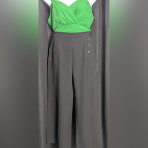 Belle Poque Women’s Casual High Waisted Wide leg Long Straight Black Pants